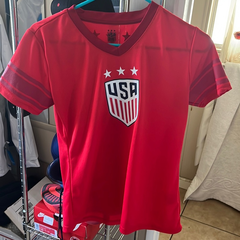 USA jersey #13 Morgan Size S women red